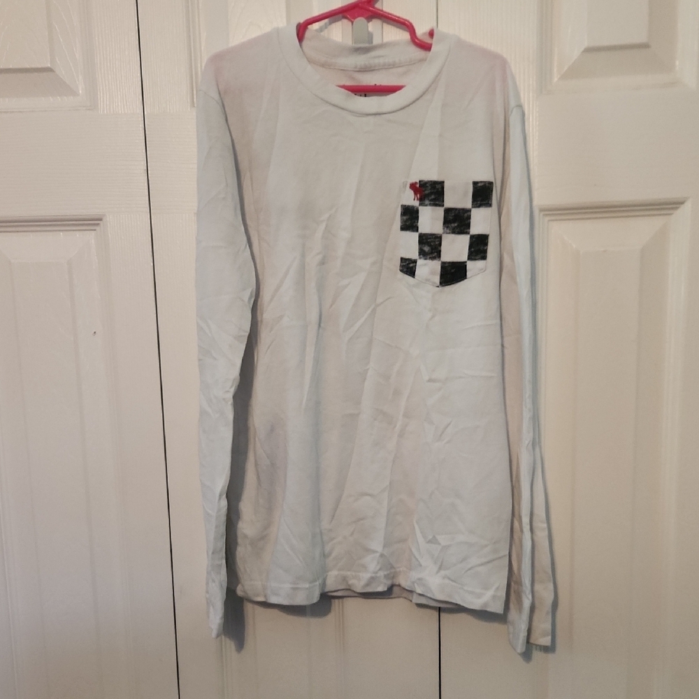 🎊4/$20 // ABERCROMBIE KIDS: White Long Sleeve